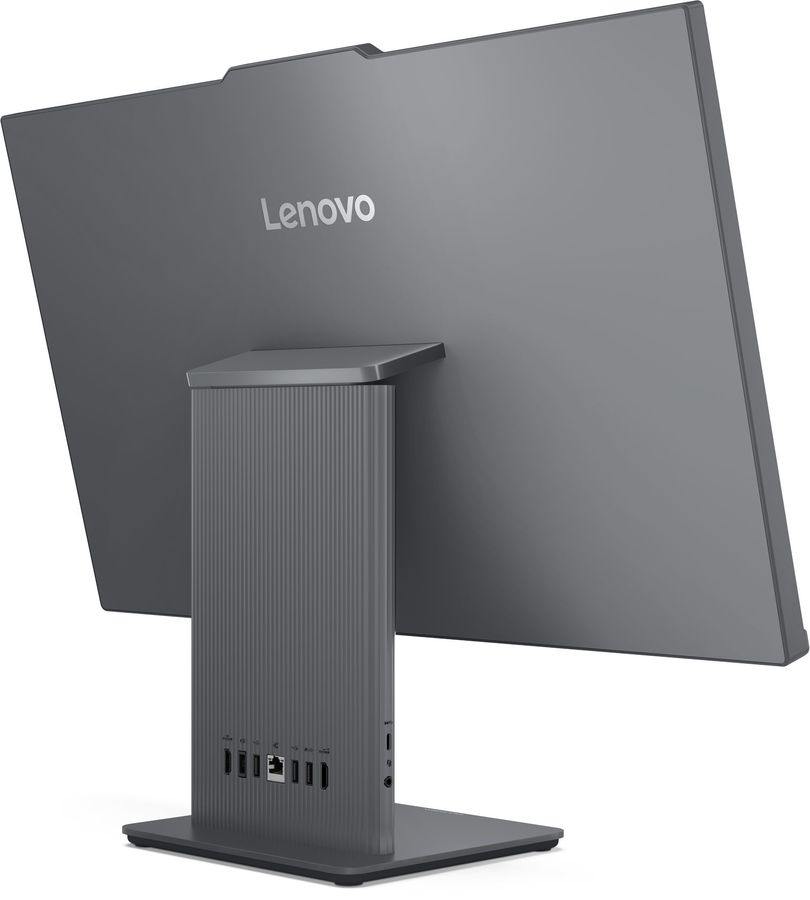 Моноблок Lenovo IdeaCentre 27ARR9 27" Full HD Ryzen 7 7735HS (3.2) 16Gb SSD512Gb 680M без ОС GbitEth WiFi BT 135W клавиатура мышь Cam серый 1920x1080