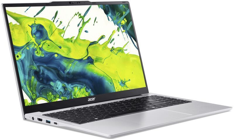Ноутбук Acer Aspire Lite AL15-45P-R07Z Ryzen 7 5825U 16Gb SSD512Gb AMD Radeon Graphics 15.6" IPS FHD (1920x1080) без ОС silver WiFi BT Cam (NX.DLQEX.002)