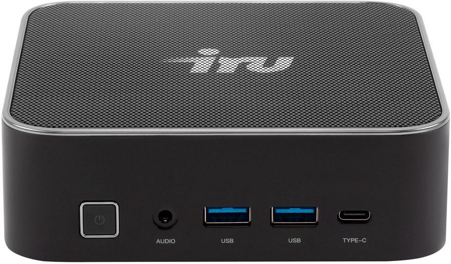 Неттоп IRU Tactio 525 Ryzen 3 3300U (2.1) 8Gb SSD256Gb Vega 6 без ОС GbitEth WiFi BT 65W черный (RUS) (2192649)