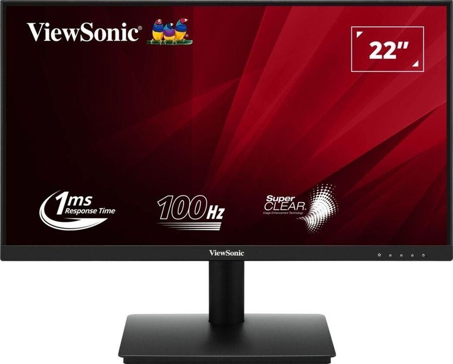 Монитор ViewSonic 21.5" VA220-H черный VA LED 16:9 HDMI матовая 4000:1 250cd 178гр/178гр 1920x1080 100Hz VGA FHD 2.5кг