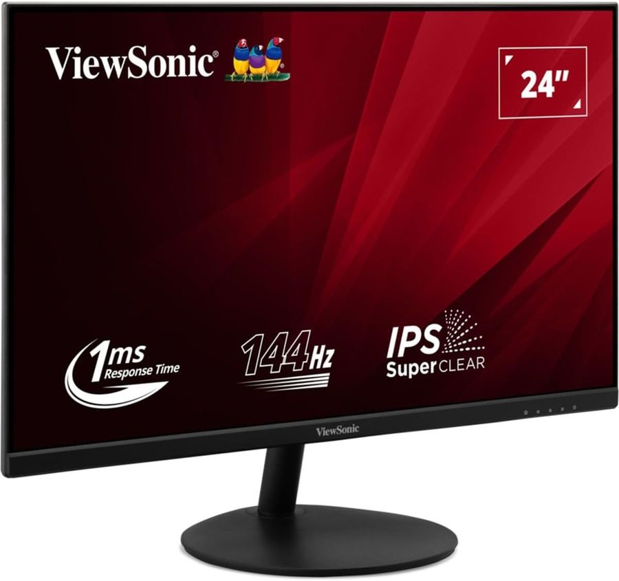 Монитор ViewSonic 23.8" VA24E2-H черный IPS LED 16:9 HDMI матовая 1000:1 250cd 178гр/178гр 1920x1080 144Hz VGA FHD 2.7кг