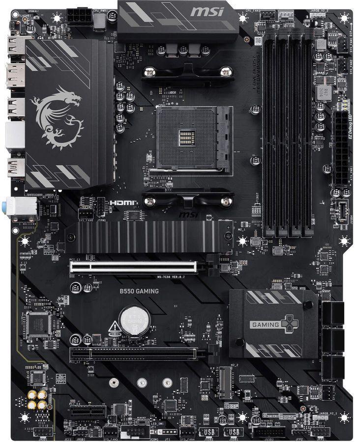 Материнская плата MSI B550 GAMING Soc-AM4 AMD B550 4xDDR4 ATX AC`97 8ch(7.1) GbLAN RAID+HDMI+DP