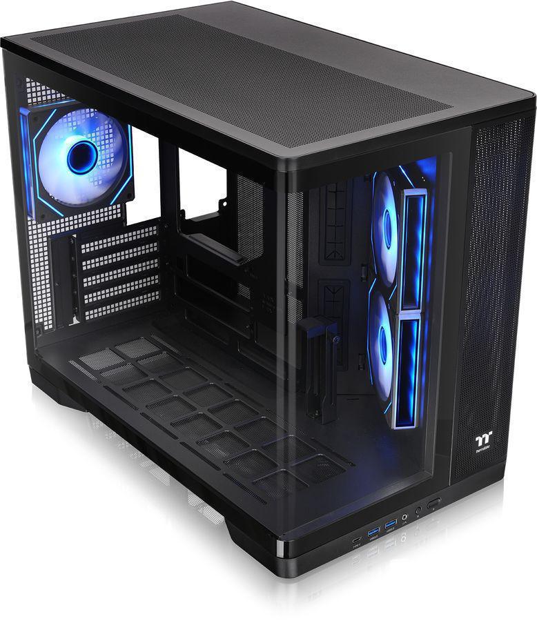 Корпус Thermaltake Arcus 280 TG curved черный без БП mATX 6x120mm 2x140mm 2xUSB3.0 audio bott PSU