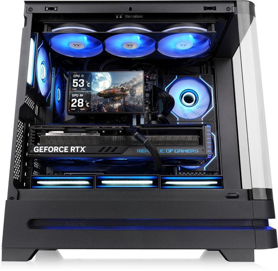 Корпус Thermaltake Arcus 290 TG черный без БП ATX 6x120mm 3x140mm 2xUSB3.0 audio bott PSU