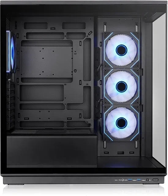 Корпус Thermaltake Stage 450 TG черный без БП ATX 3x120mm 4x140mm 1xUSB3.0 audio bott PSU