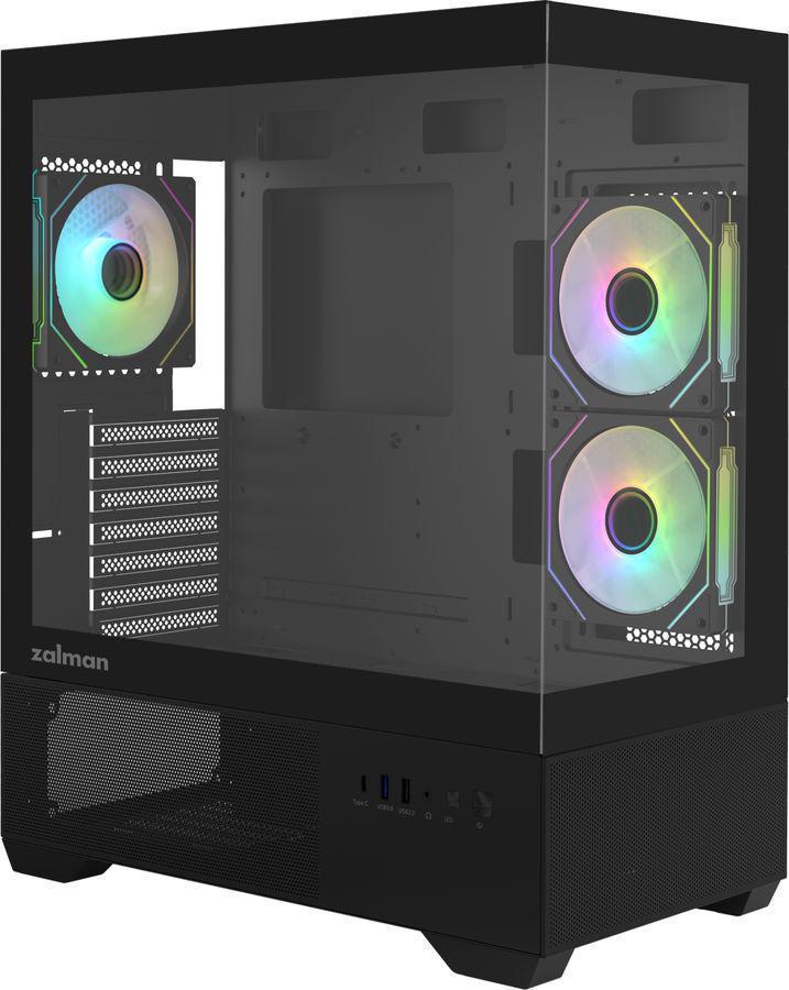 Корпус Zalman Chronix V2 черный без БП ATX 6x120mm 2x140mm 1xUSB2.0 1xUSB3.0 audio bott PSU