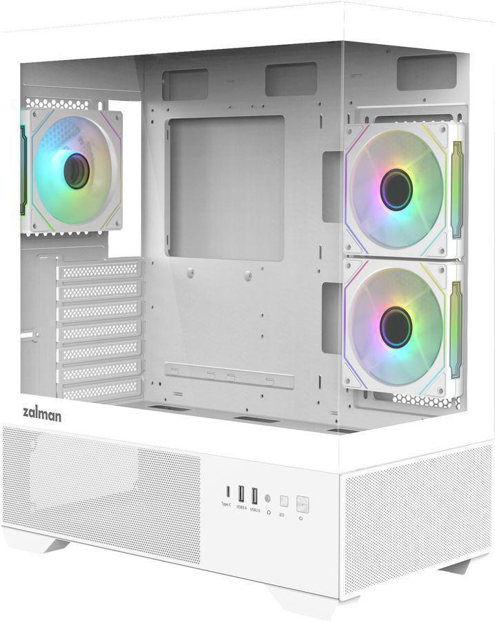 Корпус Zalman Chronix V2 белый без БП ATX 6x120mm 2x140mm 1xUSB2.0 1xUSB3.0 audio bott PSU