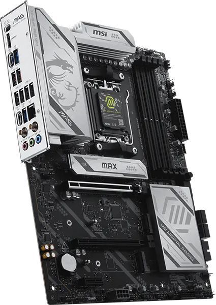 Материнская плата MSI MAG X870E GAMING MAX WIFI Socket AM5 AMD X870E 4xDDR5 ATX AC`97 8ch(7.1) 5Gigabit RAID+HDMI