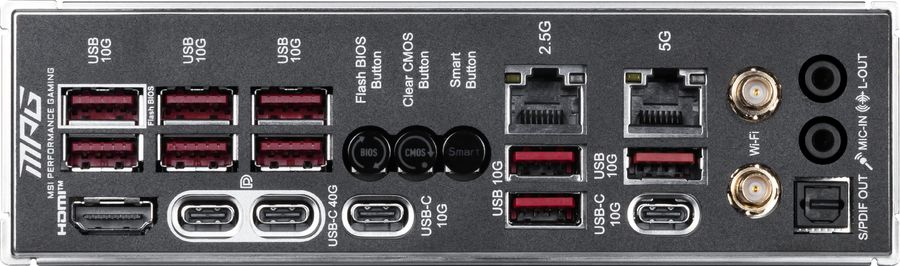 Материнская плата MSI MPG X870E CARBON MAX WIFI Socket AM5 AMD X870E 4xDDR5 ATX AC`97 8ch(7.1) 5Gigabit + 2.5Gigabit Ethernet RAID+HDMI