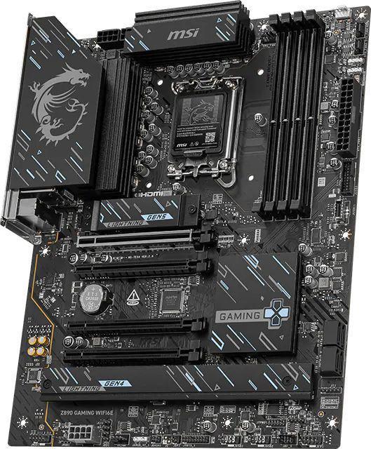 Материнская плата MSI Z890 GAMING WIFI6E Soc-1851 Intel Z890 ATX AC`97 8ch(7.1) 2.5Gg RAID+HDMI+DP
