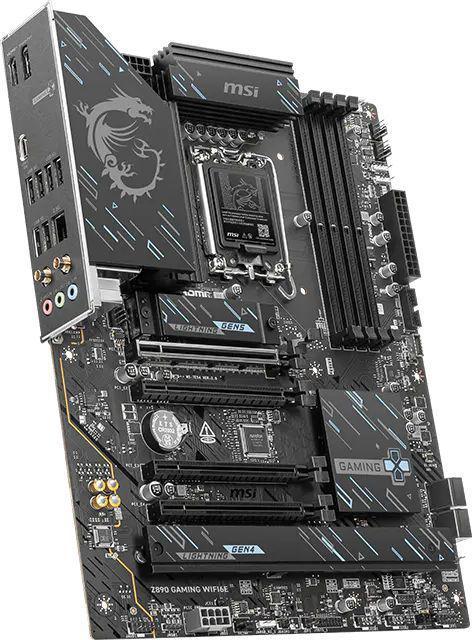 Материнская плата MSI Z890 GAMING WIFI6E Soc-1851 Intel Z890 ATX AC`97 8ch(7.1) 2.5Gg RAID+HDMI+DP