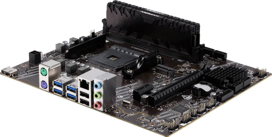 Материнская плата MSI PRO A520M-S Soc-AM4 AMD A520 2xDDR4 mATX AC`97 8ch(7.1) GbLAN RAID+HDMI