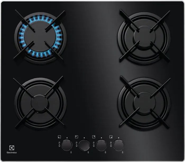 Газовая варочная поверхность Electrolux EGT6242NVK черный