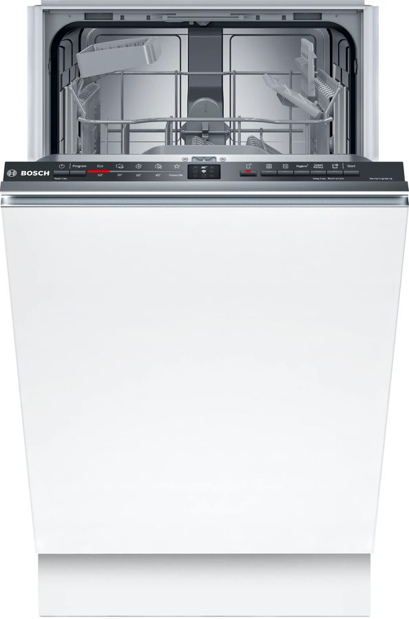 Посудомоечная машина встраив. Bosch Serie 2 SPV2IKX01Q узкая нержавеющая сталь
