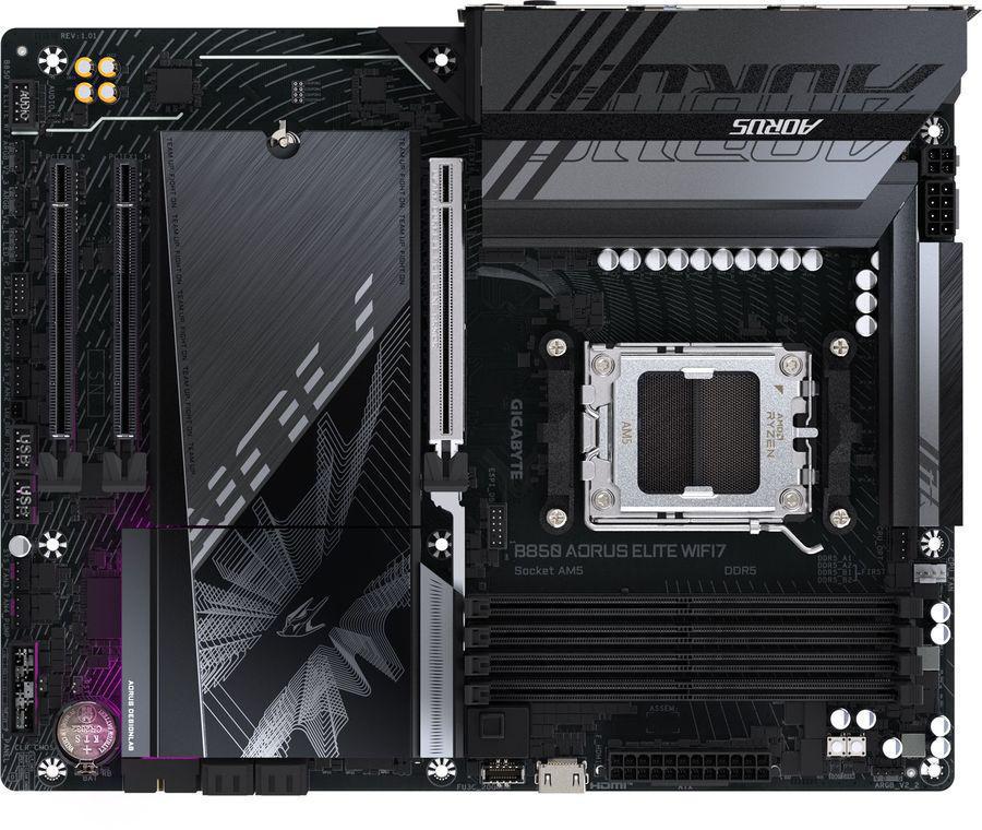 Материнская плата Gigabyte B850 AORUS ELITE WIFI7 Socket AM5 AMD B850 4xDDR5 ATX AC`97 8ch(7.1) 2.5Gg RAID+DP