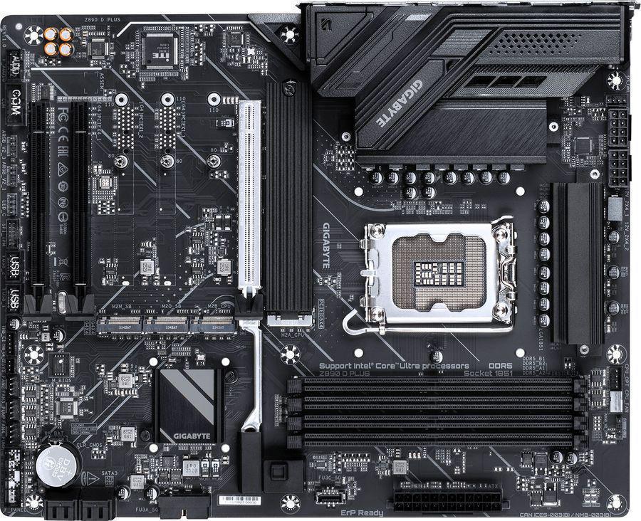 Материнская плата Gigabyte Z890 D PLUS Soc-1851 Intel Z890 4xDDR5 ATX AC`97 8ch(7.1) 2.5Gg RAID+DP