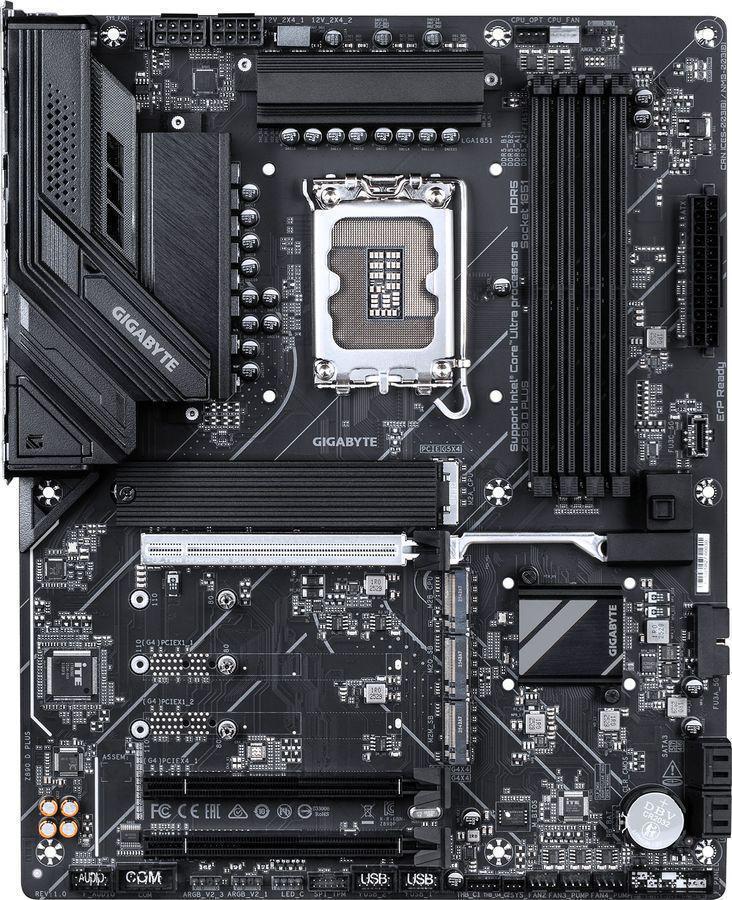 Материнская плата Gigabyte Z890 D PLUS Soc-1851 Intel Z890 4xDDR5 ATX AC`97 8ch(7.1) 2.5Gg RAID+DP