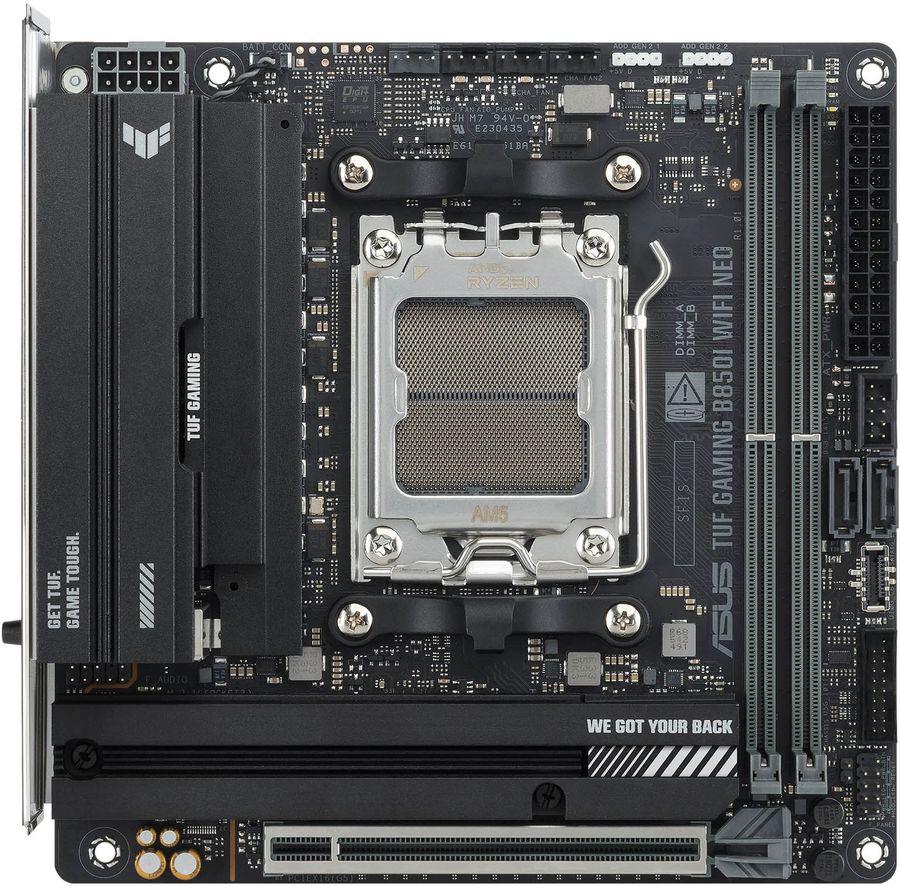 Материнская плата Asus TUF GAMING B850I WIFI NEO Socket AM5 AMD B850 2xDDR5 mini-ITX AC`97 8ch(7.1) 2.5Gg RAID+HDMI+DP