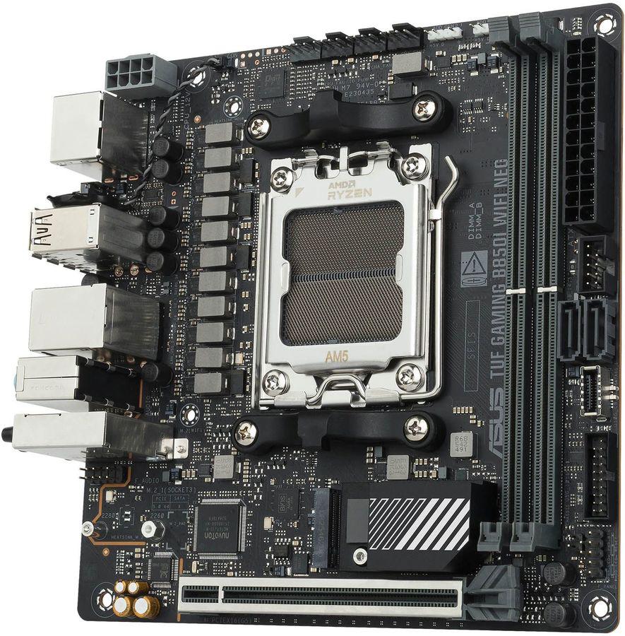 Материнская плата Asus TUF GAMING B850I WIFI NEO Socket AM5 AMD B850 2xDDR5 mini-ITX AC`97 8ch(7.1) 2.5Gg RAID+HDMI+DP