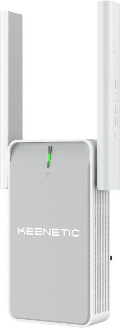 Повторитель беспроводного сигнала Keenetic Netcraze Buddy 6 (NC-3411) AX3000 10/100/1000BASE-TX белый
