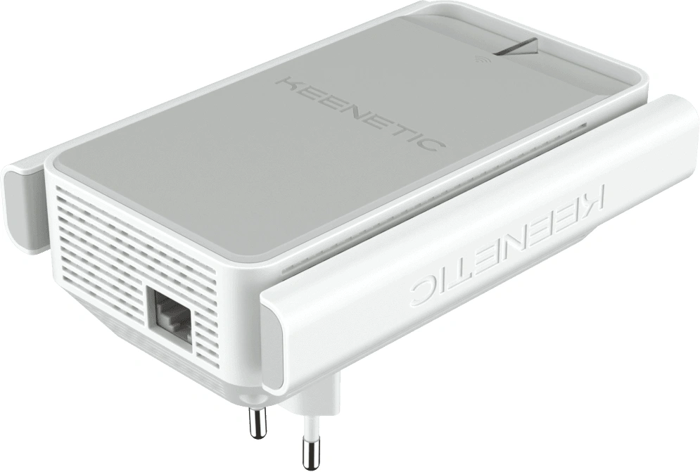Повторитель беспроводного сигнала Keenetic Netcraze Buddy 6 (NC-3411) AX3000 10/100/1000BASE-TX белый