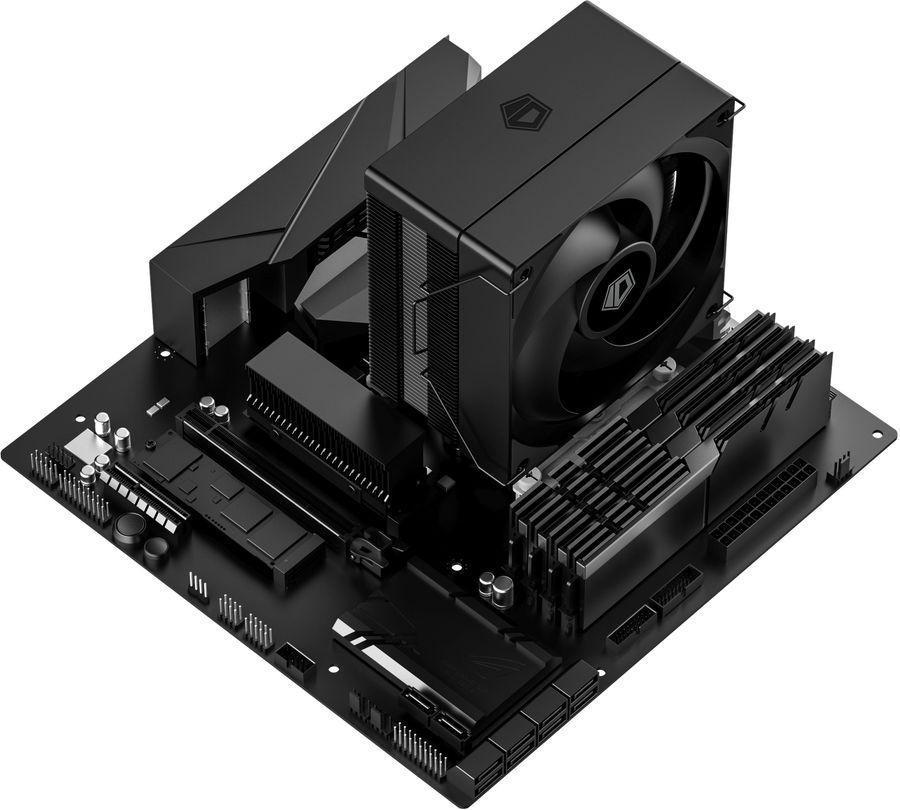 Устройство охлаждения(кулер) ID-Cooling SE-214-XT V2 нет подсветки Soc-AM5/AM4/1200/1700/1851 черный 4-pin 16-27.2dB Al+Cu 200W 550gr Ret (SE-214-XT V2 BLACK)