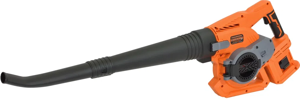 Воздуходувка-пылесос Carver СBV 01BL40-240 400Вт пит.:от аккум. оранжевый/черный