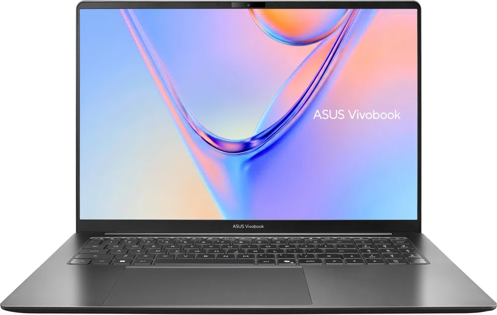 Ноутбук Asus VivoBook S16 S5652MA-TK095 Core 7 350 16Gb SSD256Gb Intel Graphics 16" IPS WUXGA (1920x1200) без ОС grey WiFi BT Cam (90NB1962-M00700)
