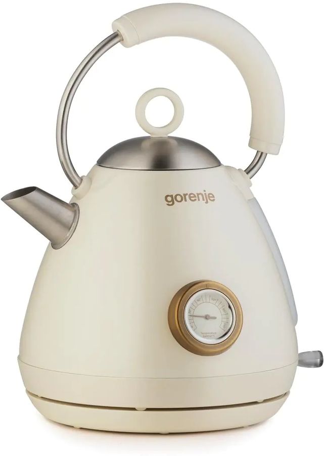 Чайник электрический Gorenje K17CD 1.7л. 2200Вт бежевый корпус: металл/пластик