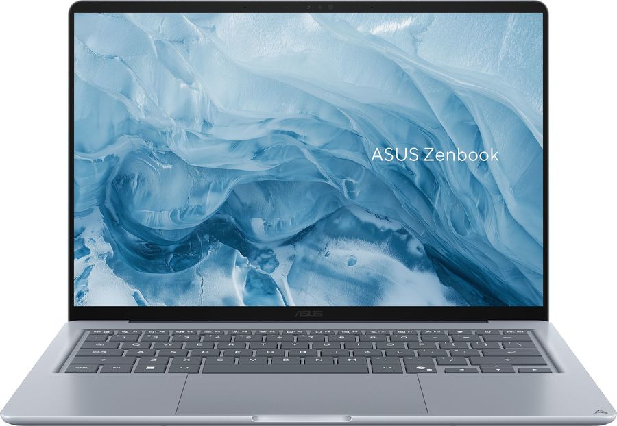 Ноутбук Asus Zenbook 14 UX3480AA-U1404 Core Ultra 7 355 24Gb SSD512Gb Intel Graphics 14" OLED WUXGA (1920x1200) без ОС blue WiFi BT Cam Bag (90NB1941-M00JZ0)