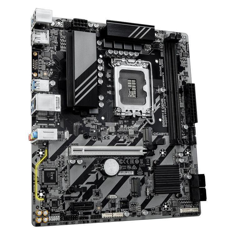 Материнская плата Gigabyte B860M E GEN5 Soc-1851 Intel B860 2xDDR5 mATX AC`97 8ch(7.1) GbLAN RAID+HDMI+DP