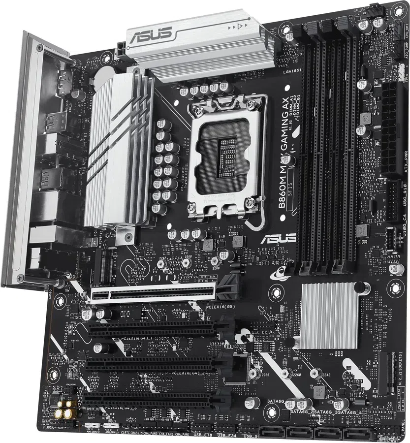 Материнская плата Asus B860M MAX GAMING AX Soc-1851 Intel B860 4xDDR5 mATX AC`97 8ch(7.1) 2.5Gg RAID+DP