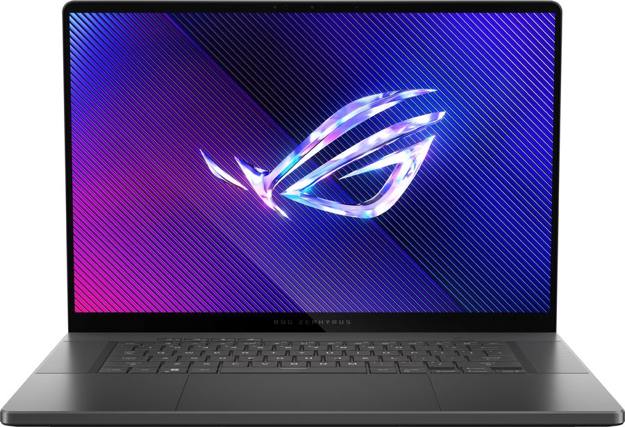 Ноутбук Asus ROG Zephyrus G16 GU605CM-QR150 Core Ultra 7 255H 16Gb SSD512Gb NVIDIA GeForce RTX 5060 8Gb 16" OLED 2.5K (2560x1600) без ОС grey WiFi BT Cam Bag (90NR0M21-M007X0)