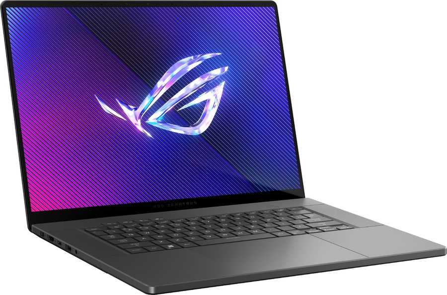 Ноутбук Asus ROG Zephyrus G16 GU605CM-QR150 Core Ultra 7 255H 16Gb SSD512Gb NVIDIA GeForce RTX 5060 8Gb 16" OLED 2.5K (2560x1600) без ОС grey WiFi BT Cam Bag (90NR0M21-M007X0)