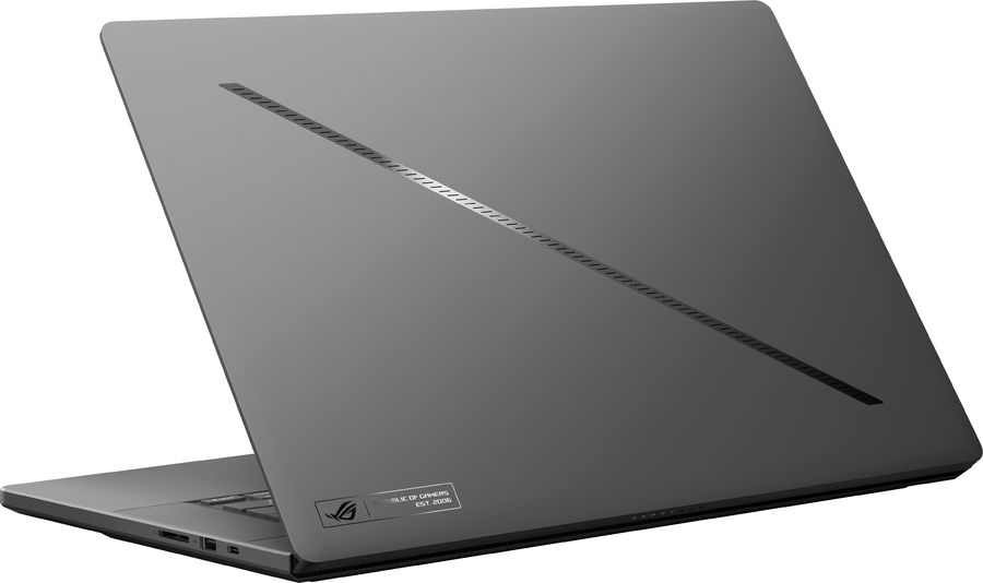 Ноутбук Asus ROG Zephyrus G16 GU605CM-QR150 Core Ultra 7 255H 16Gb SSD512Gb NVIDIA GeForce RTX 5060 8Gb 16" OLED 2.5K (2560x1600) без ОС grey WiFi BT Cam Bag (90NR0M21-M007X0)