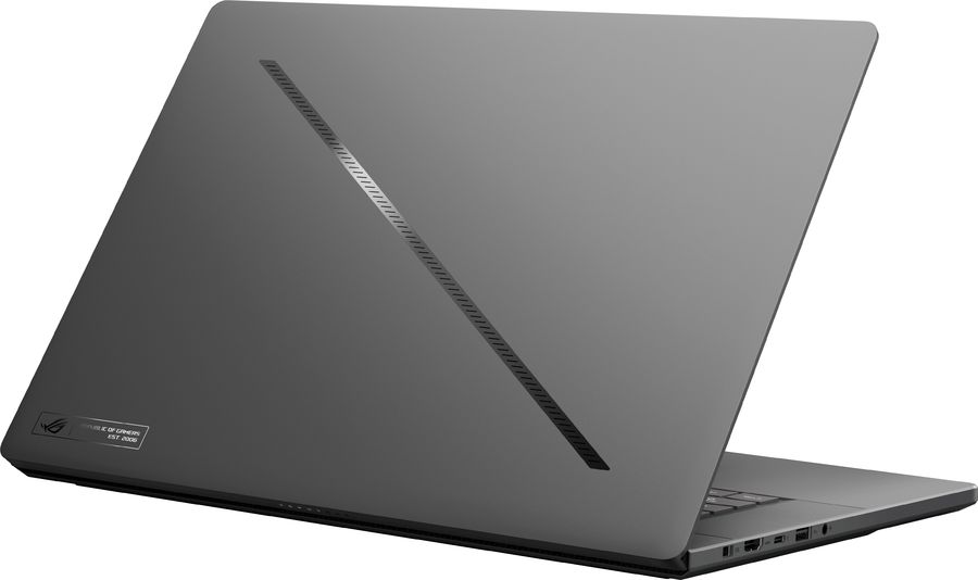 Ноутбук Asus ROG Zephyrus G16 GU605CM-QR150 Core Ultra 7 255H 16Gb SSD512Gb NVIDIA GeForce RTX 5060 8Gb 16" OLED 2.5K (2560x1600) без ОС grey WiFi BT Cam Bag (90NR0M21-M007X0)