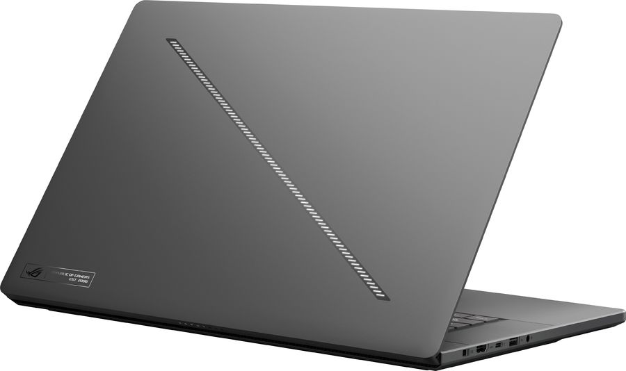 Ноутбук Asus ROG Zephyrus G16 GU605CM-QR150 Core Ultra 7 255H 16Gb SSD512Gb NVIDIA GeForce RTX 5060 8Gb 16" OLED 2.5K (2560x1600) без ОС grey WiFi BT Cam Bag (90NR0M21-M007X0)