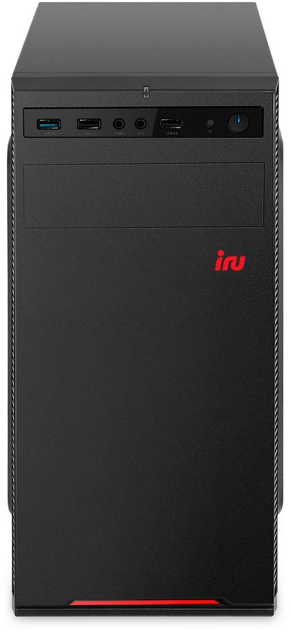 ПК IRU Planio 320A5S0 MT Ryzen 5 5600GT (3.6) 16Gb SSD512Gb RGr без ОС GbitEth 400W черный (RUS) (2195818)