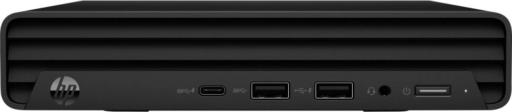Неттоп HP 260 G9 Mini i3 1315U (1.2) 8Gb SSD256Gb UHDG FreeDOS GbitEth WiFi BT 65W kb мышь клавиатура черный (9H6E0ET)