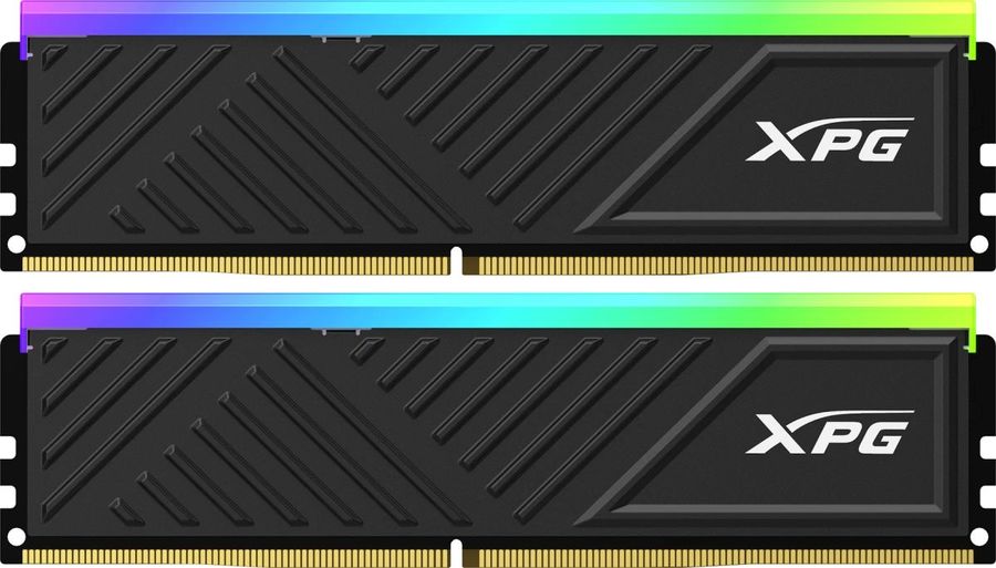 Память DDR4 2x8GB 3200MHz A-Data AX4U32008G16A-DTBKD35G XPG Spectrix D35G RGB RTL Gaming PC4-25600 CL16 DIMM 288-pin 1.35В single rank с радиатором Ret
