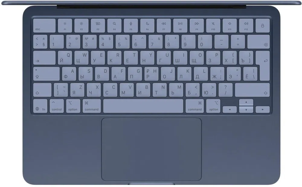 Ноутбук Apple MacBook Neo A3404 A18 Pro 6 core 8Gb SSD256Gb/5 core GPU 13" IPS (2408x1506) macOS blue WiFi BT Cam (MHFF4X/A)