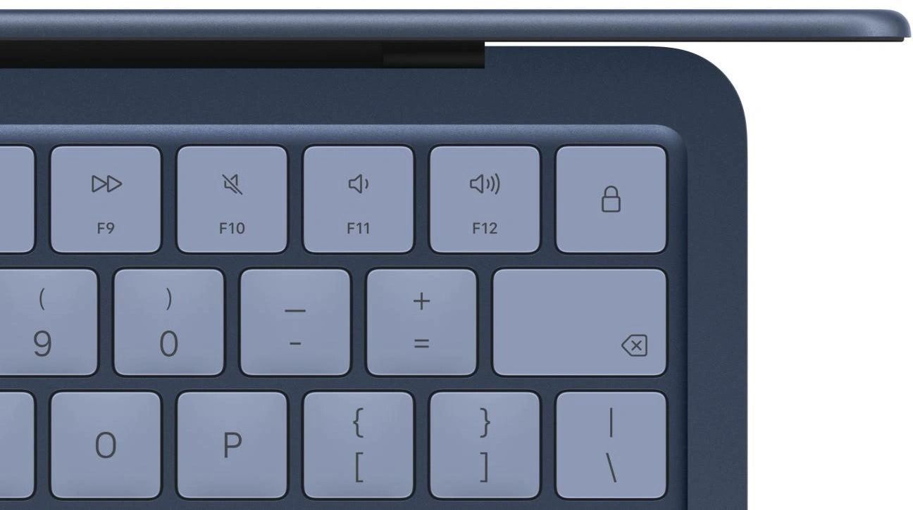 Ноутбук Apple MacBook Neo A3404 A18 Pro 6 core 8Gb SSD256Gb/5 core GPU 13" IPS (2408x1506) macOS blue WiFi BT Cam (MHFF4X/A)