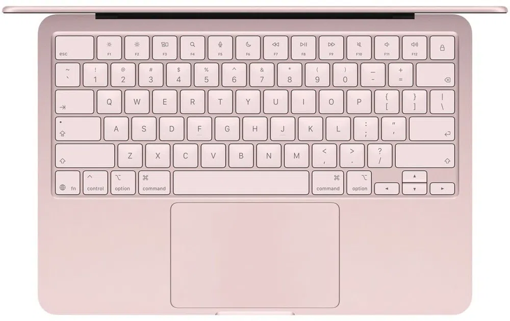 Ноутбук Apple MacBook Neo A3404 A18 Pro 6 core 8Gb SSD256Gb/5 core GPU 13" IPS (2408x1506) macOS pink WiFi BT Cam (MHFH4X/A)