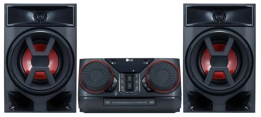 Минисистема LG CK43N черный 300Вт FM USB BT