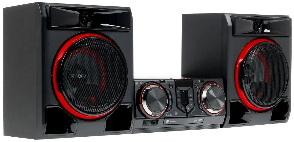 Минисистема LG CL65 черный/красный 950Вт FM USB BT