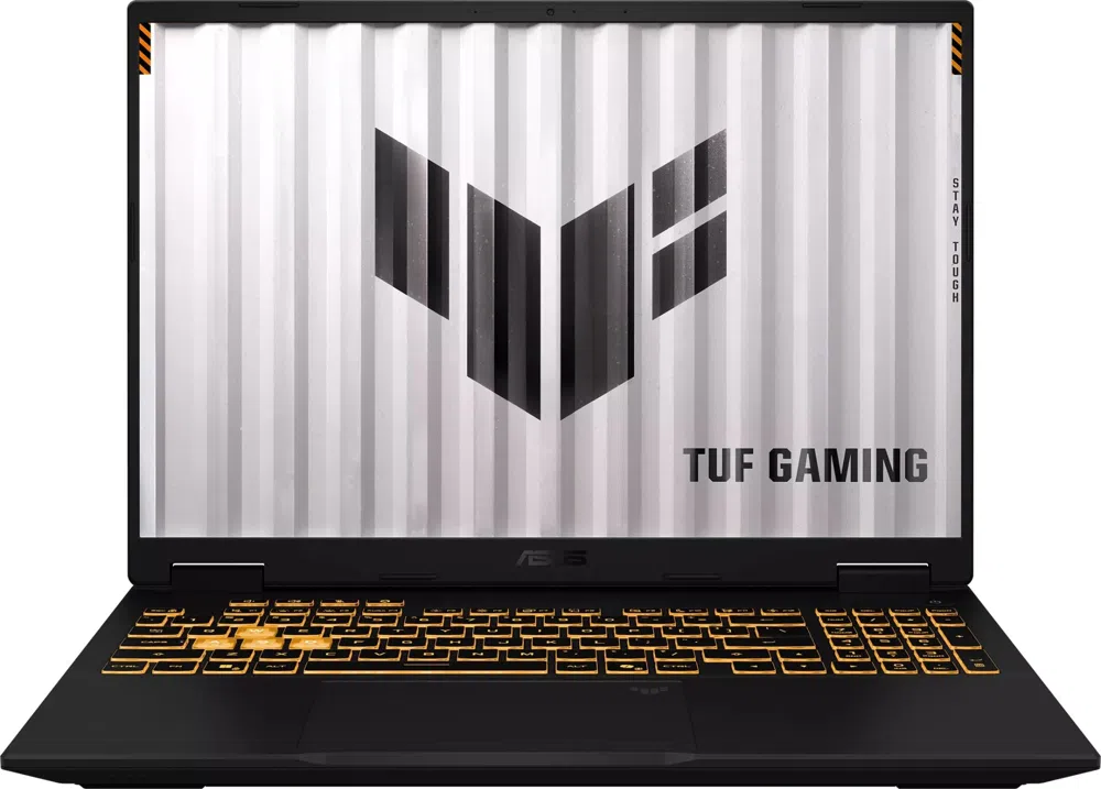 Ноутбук Asus TUF Gaming 16 FX610JP-TU037 Core i7 14650HX 16Gb SSD512Gb NVIDIA GeForce RTX 5070 8Gb 16" IPS WUXGA (1920x1200) без ОС black WiFi BT Cam (90NR0QV1-M001N0)