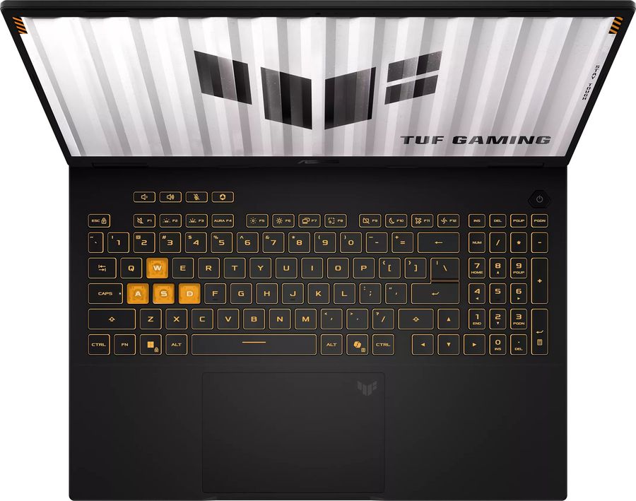 Ноутбук Asus TUF Gaming F16 FX610UH-TU026 Ryzen 7 260 16Gb SSD512Gb NVIDIA GeForce RTX 5060 8Gb 16" IPS WUXGA (1920x1200) без ОС black WiFi BT Cam (90NR0R61-M00160)