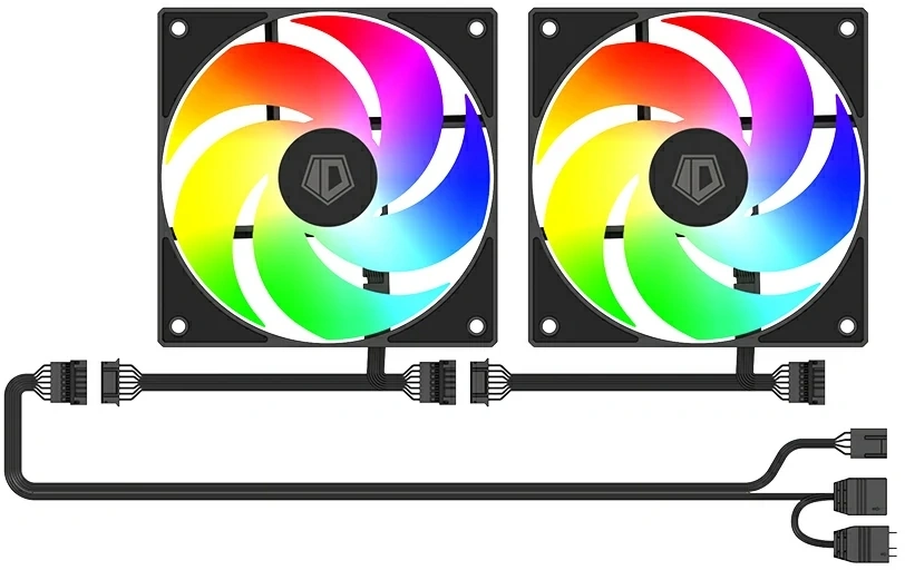 Корпус ID-Cooling View 500 черный без БП mATX 9x120mm 1xUSB2.0 1xUSB3.0 audio bott PSU