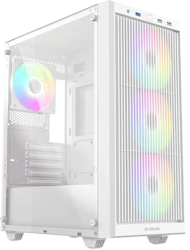 Корпус ID-Cooling Ware 310 белый без БП ATX 6x120mm 2xUSB2.0 1xUSB3.0 audio bott PSU