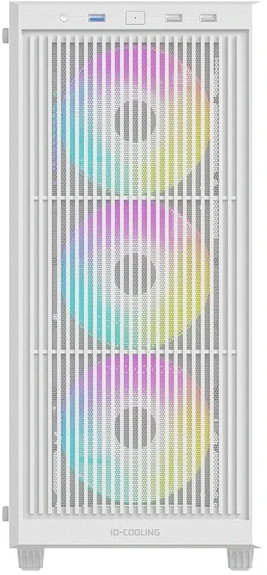 Корпус ID-Cooling Ware 310 белый без БП ATX 6x120mm 2xUSB2.0 1xUSB3.0 audio bott PSU